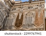 Rococo Palace of Marquis of Dos Aguas (Palacio del Marques de Dos Aguas, 15th century) with magnificent external decorations. Valencia Spain.