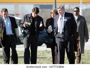 Rod Blagojevich Visits John A. Logan College In Carterville, Illinois, April 22, 2008, While Governor Of Illinois. He Was Indicted Later That Year. President Trump Is Currently Considering A Pardon.