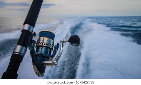 Rod on back of boat - Powered by Shutterstock