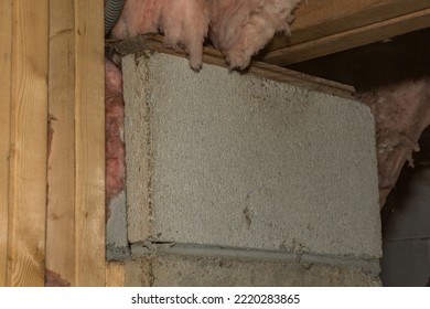 Rodent Rub Marks In A Basement