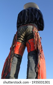 Rodeo Bull Rider In Chaps