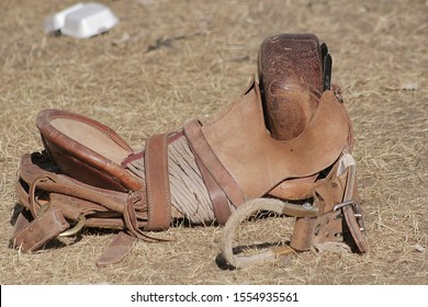 Rodeo Saddle Bronc Saddle Detail