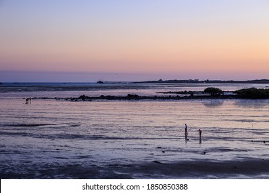 Roebuck Bay, Which Is A Popular Place To Watch Staircase To The Moon In Broome, Western Australia. 