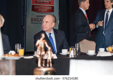 Roger Staubach Attends The Bart Starr Awards, 2017 AIA Super Bowl Breakfast On Saturday 4, 2017 At The Marriott Marquis Houston, Texas - USA 