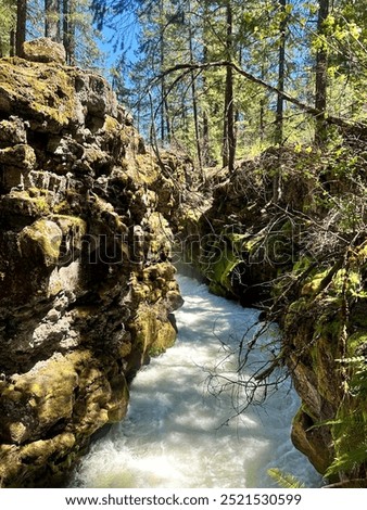 Rogue River Gorge trail in Oregon