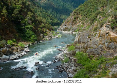 Rogue River wilderness at Rainie Falls in Grants Pass, Oregon - Shutterstock ID 1552323011