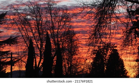 The Rogue Valley During Winter Sunset, Oregon