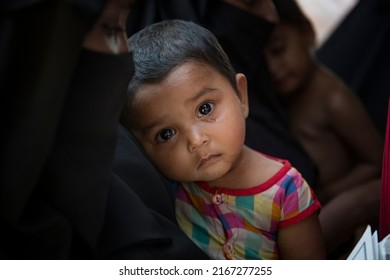 Rohingya refugee at the Kutupalong transit center April 16, 2018 in Cox's Bazar, Bangladesh.