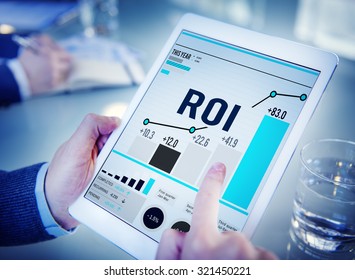 Roi Return On Investment Analysis Finance Concept - Shutterstock ID 321450221