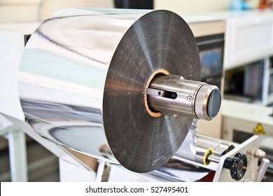 Roll Of Aluminum Foil Or Aluminum Coil In A Laboratory
