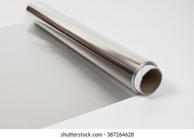 Roll Of Aluminum Gray Foil Paper