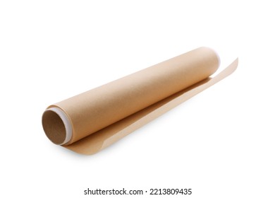 Roll Of Baking Paper Isolated On White