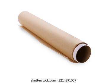 Roll Of Baking Paper Isolated On White