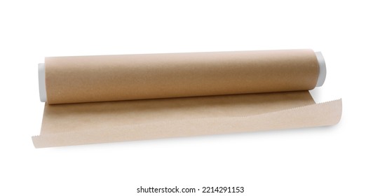 Roll Of Baking Paper Isolated On White