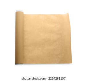 Roll Of Baking Paper Isolated On White