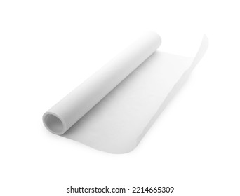 Roll Of Baking Paper Isolated On White