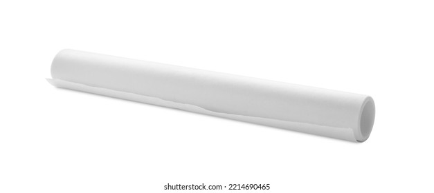 Roll Of Baking Paper Isolated On White