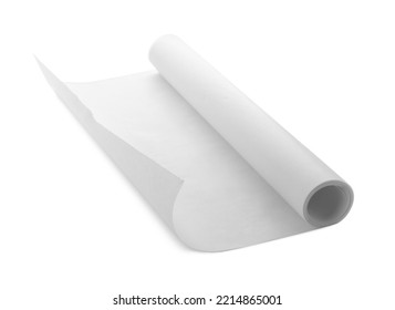 Roll Of Baking Paper Isolated On White