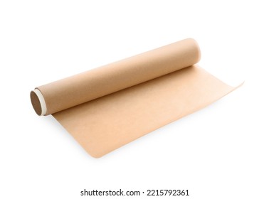 Roll Of Baking Paper Isolated On White