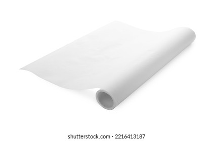 Roll Of Baking Paper Isolated On White