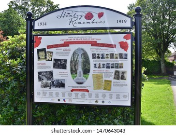 Roll Of Honour Honley Park Huddersfield Yorkshire England 05/08/2019 By Roy Hinchliffe