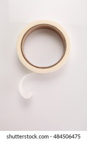 Roll Of Masking Tape On White

