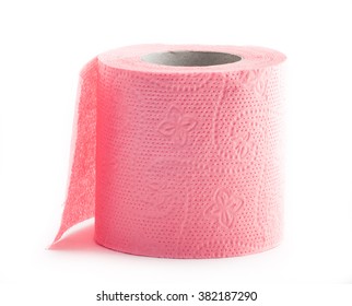 Roll Pink Toilet Paper Stock Photo 382187290 | Shutterstock