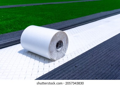 Roll Of Plastic Sheet For Use At Connection Of Artificial Turf For Sport Systems Installation,Artificial Grass Football Field