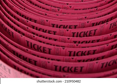 roll of red tickets 