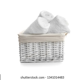 Set of Courtesy Towels S.L Basket White Lace Montse Interiors 