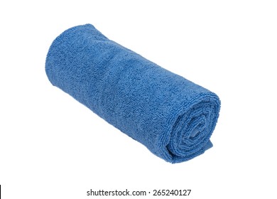 Rolled Towel Isolated On White Background