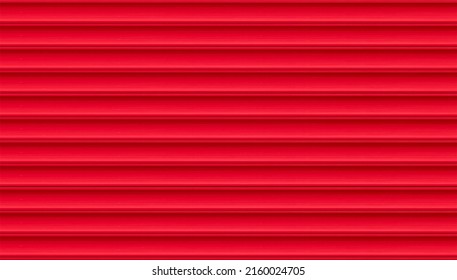 roller shutter door, front view