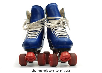 Roller Skates, Isolated On White