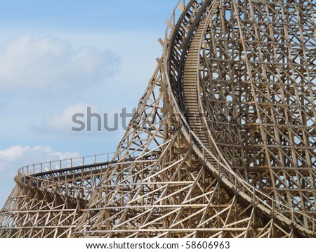 rollercoaster troy toverland sevenum netherlands stock photo (edit