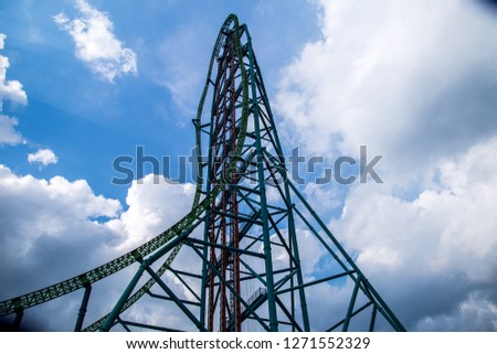 Rollercoster amusment park