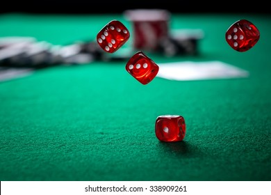 Rolling Casino Dice