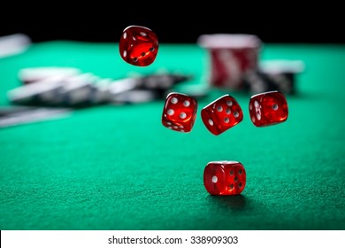 Rolling Casino Dice