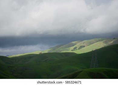 Rolling Hills and Clouds