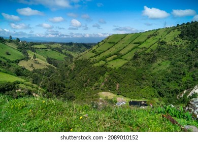 Rolling Hills In Ecuador Antisana Volcano