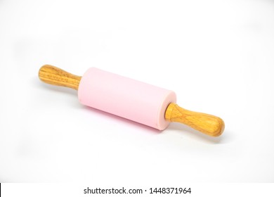 Rolling Pin On White Background