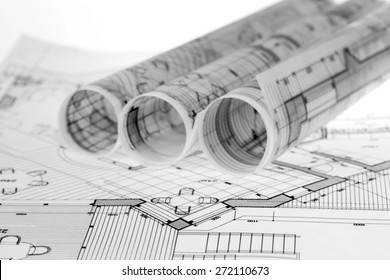 Rolls Of Architecture Blueprints & House Plans