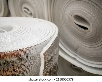 Rolls Of Foil-wrapped Polyethylene Foam