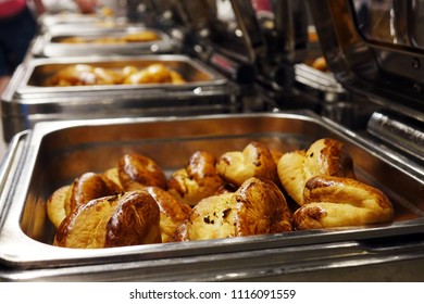 Rolls on the buffet. the range of pastries. - Shutterstock ID 1116091559