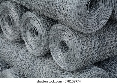 Rolls of wire mesh