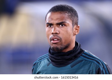 Roma, Italy. 12th January 2020. Italian Serie A. As Roma Vs Juventus Fc.   Douglas Costa  Of Juventus FC.