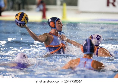 Roma, Italy, November 01 2019 Gurisatti (dunaujvaros) During Kinef Surgutneftegas Kirishi Vs Dunaujvaros Waterpolo EuroLeague Women Championship