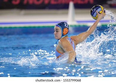 Roma, Italy, November 02 2019 Szellak (dunaujvaros) During Exile SG Vs Dunaujvaros Waterpolo EuroLeague Women Championship