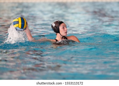 Roma, Italy, November 03 2019 Motta (sis Roma) During Dunaujvaros (HUN) Vs SIS Roma (ITA) Waterpolo EuroLeague Women Championship