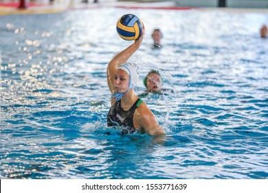 Roma, Italy, November 03 2019 Keuning Maartje (zv De Zaan) During ZV De Zaan Vs Exile SG Waterpolo EuroLeague Women Championship