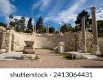 The Roman amphitheater of Alexandria that was discovered in 1960